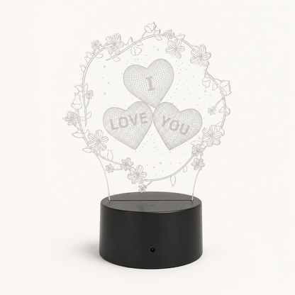 Love Struck – 3D Heart Table Lamp