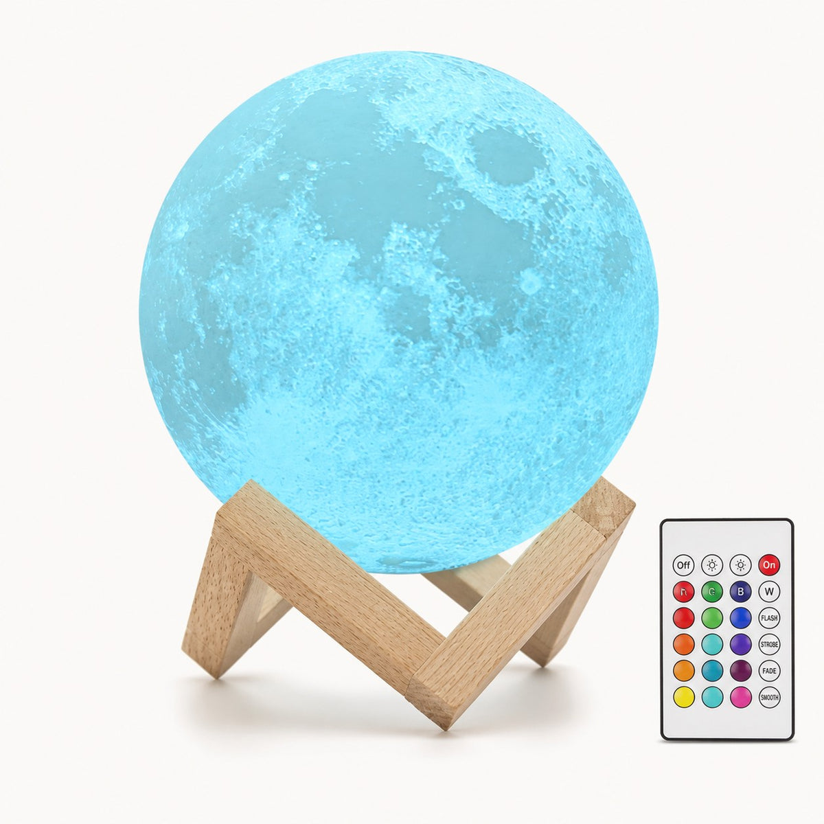 Photo Moon – Custom Photo Moon Lamp - SixteenColors variant