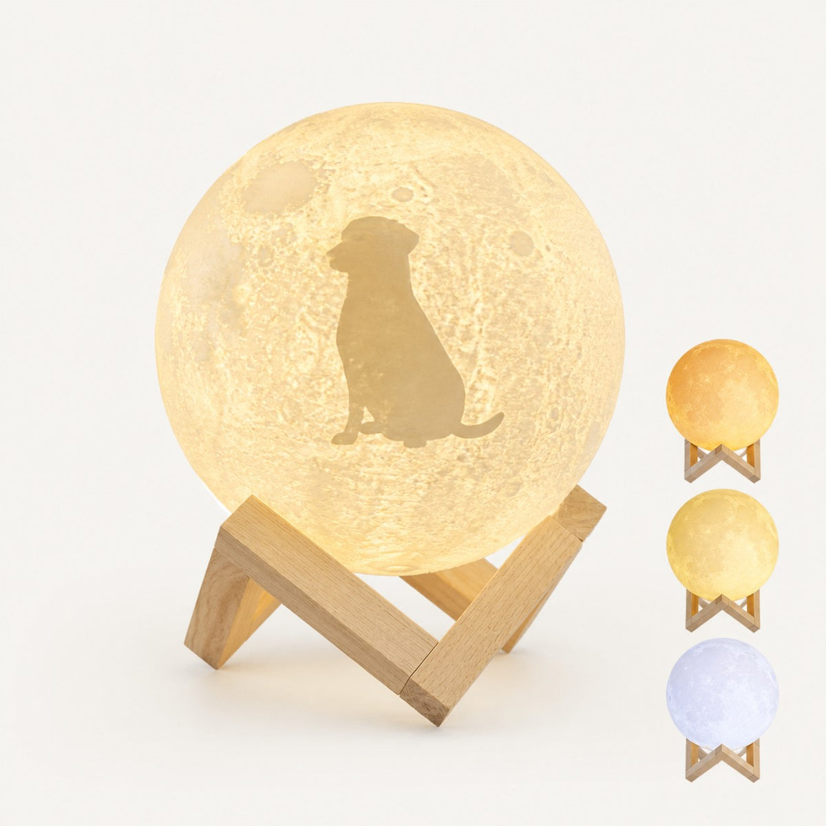 
Photo Moon – Custom Photo Moon Lamp - ThreeColors variant
