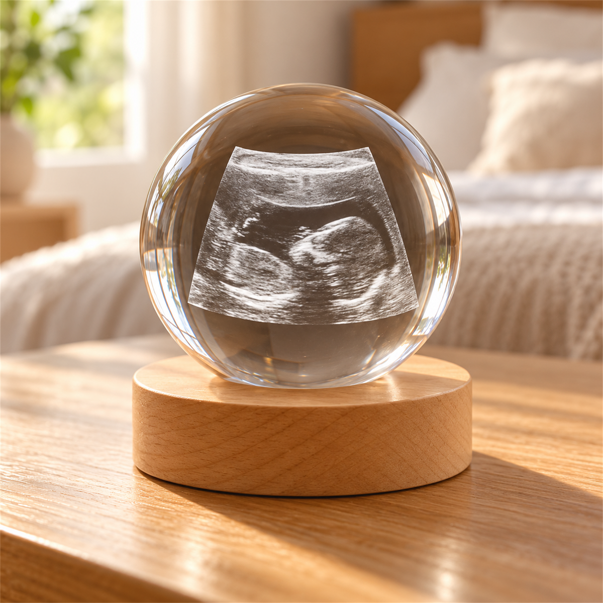 
Mini Crystal – Mini Custom Crystal Ball Lamp - daytime view