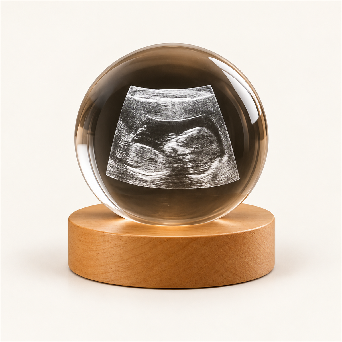 Mini Crystal – Mini Custom Crystal Ball Lamp - studio view