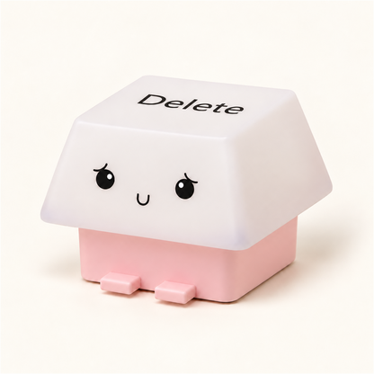 KeyGlow Lampe de Nuit Mignonne Touche Suppr