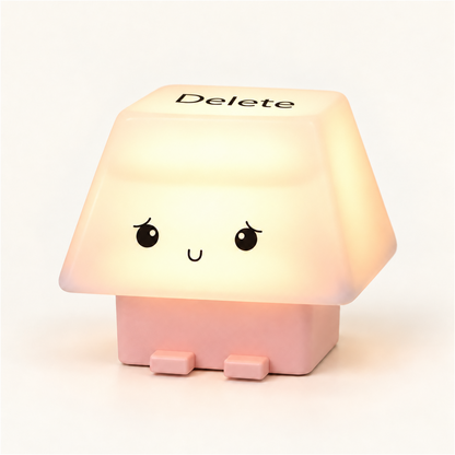 KeyGlow Lampe de Nuit Mignonne Touche Suppr