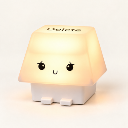 KeyGlow Lampe de Nuit Mignonne Touche Suppr