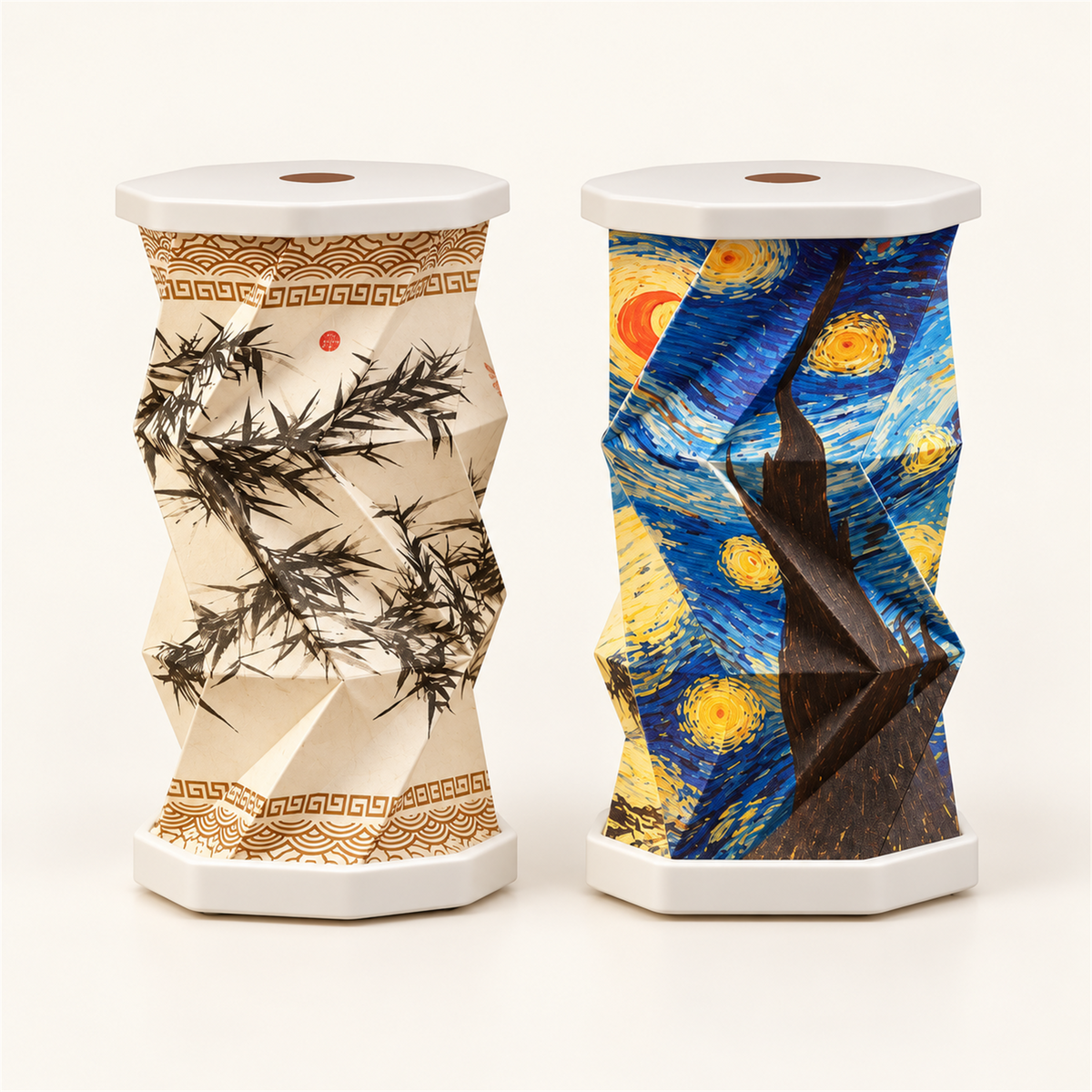 Paper Lantern – Paper Lantern Lamp - studio view