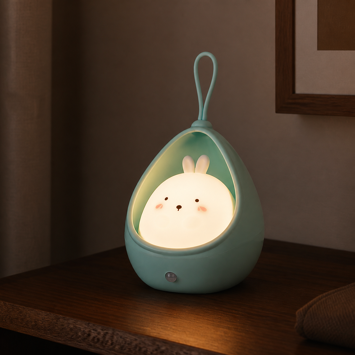 
ObiKitty – Cat and Rabbit Sensor Night Lamp - Rabbit Blue variant