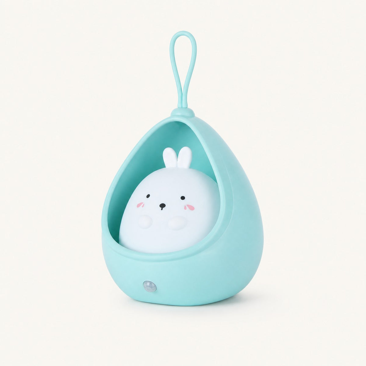 ObiKitty – Cat and Rabbit Sensor Night Lamp - Rabbit Blue variant