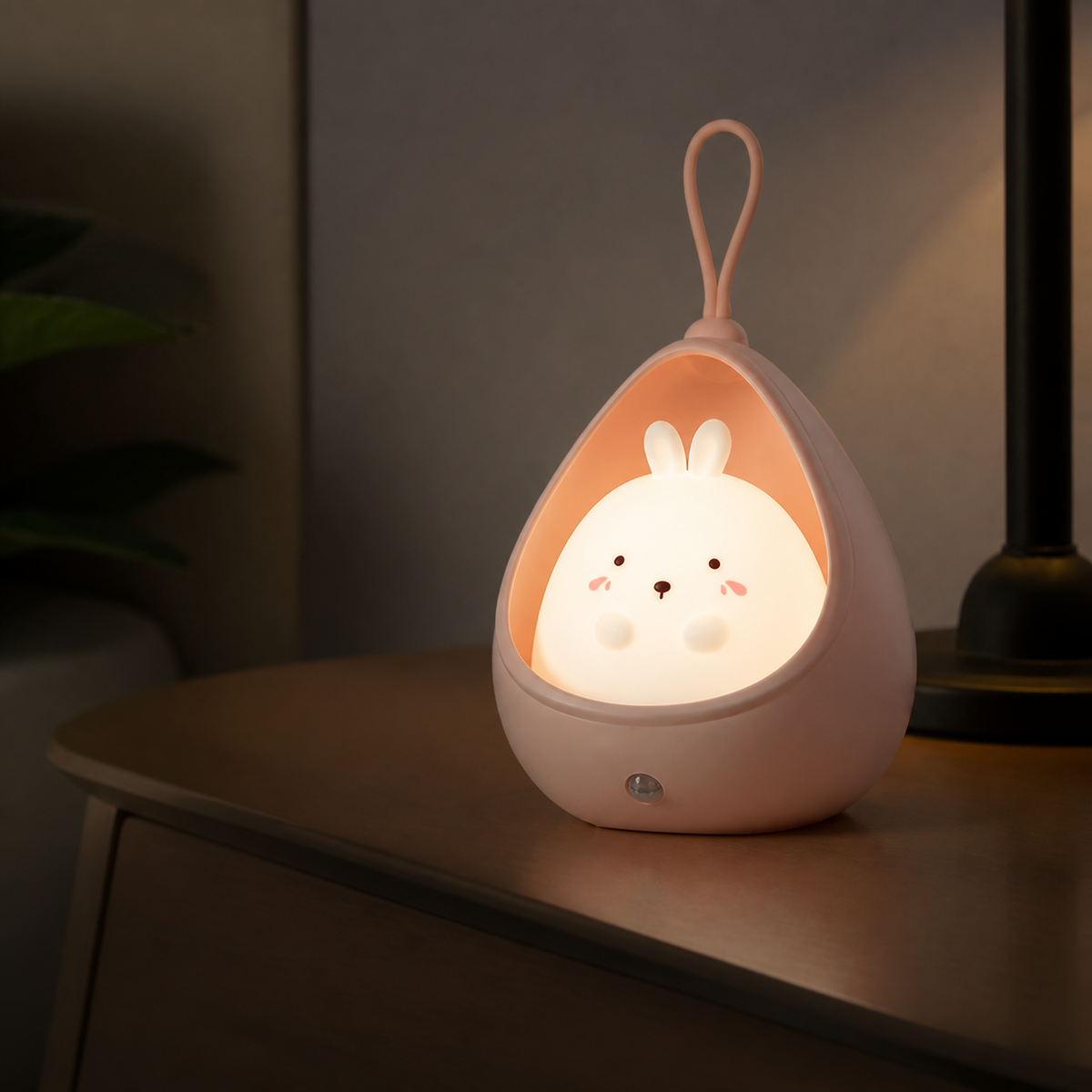 
ObiKitty – Cat and Rabbit Sensor Night Lamp - Rabbit Pink variant