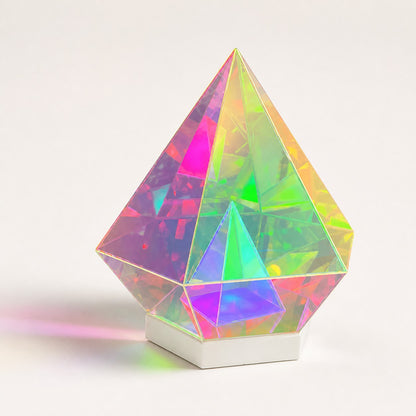 Hologram Prism – Decorative Acrylic Sculpture Lamp
