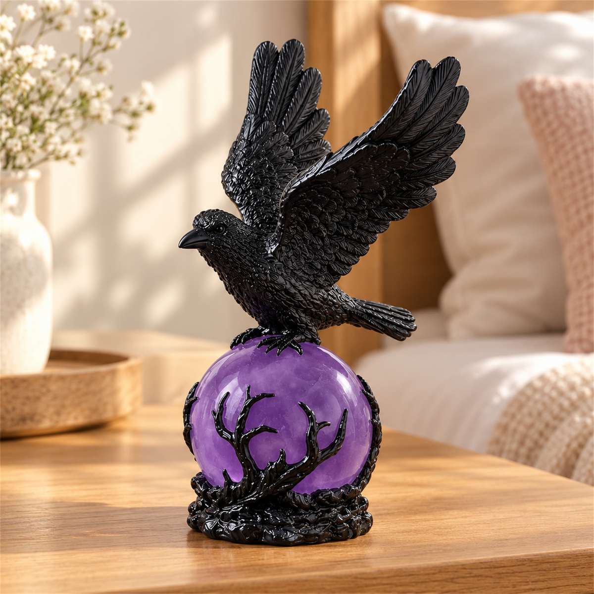 
Raven Moon – Moonlight Lamp - daytime view