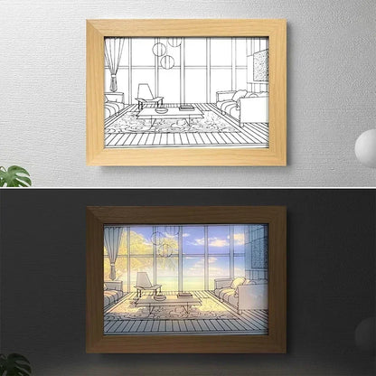 SunsetGlow™ Window Art Frame Lamp