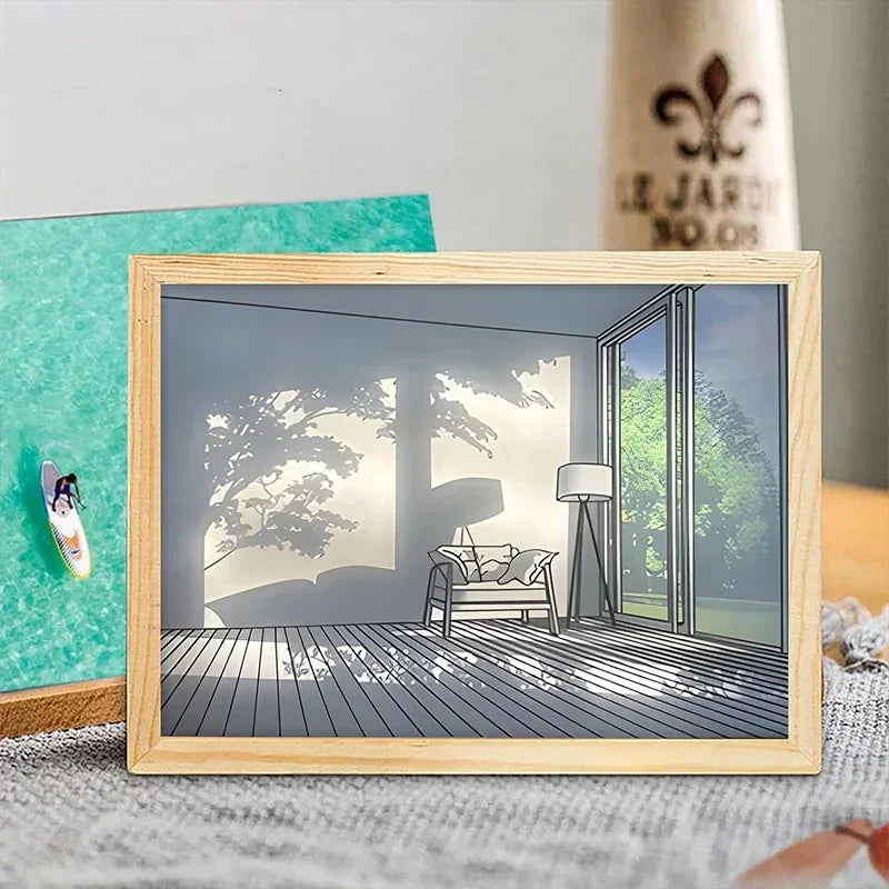 SunsetGlow™ Window Art Frame Lamp
