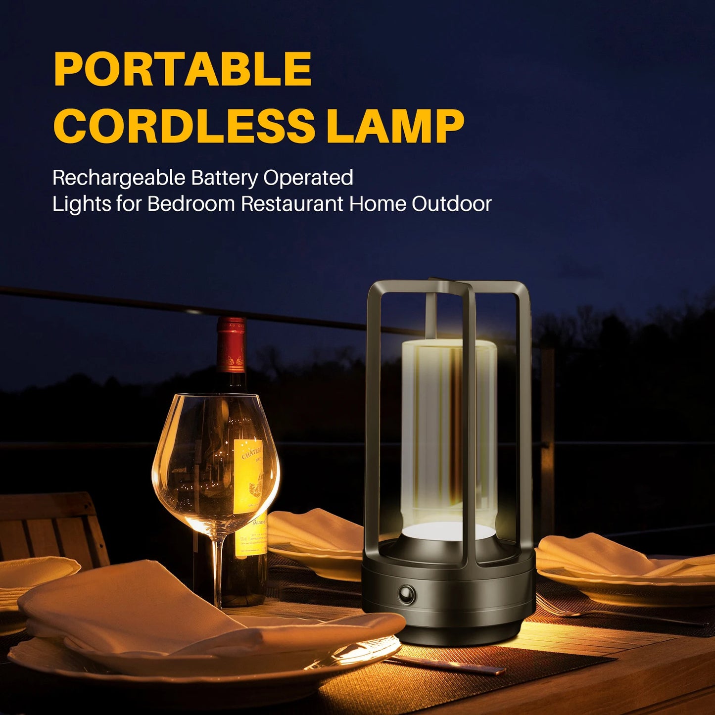 AuraGlow™ Portable Lantern Lamp