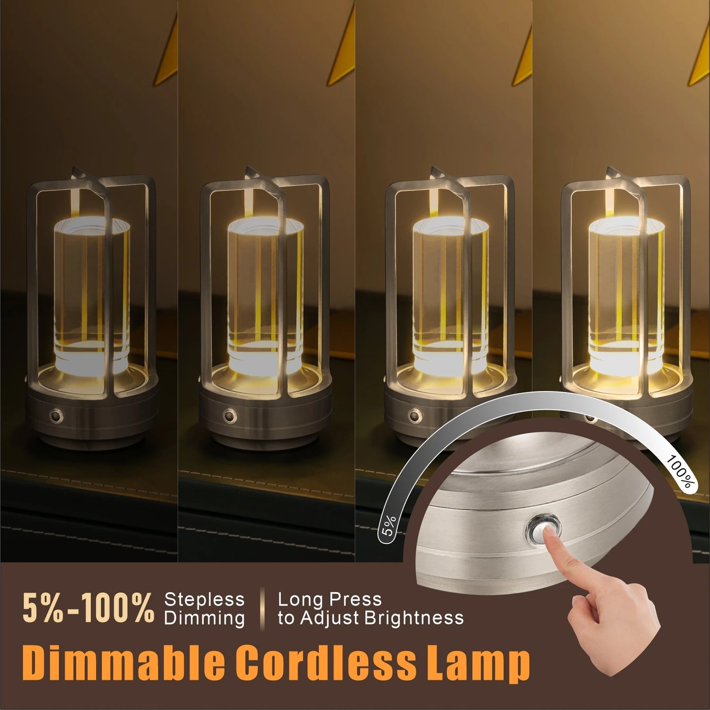 AuraGlow™ Portable Lantern Lamp