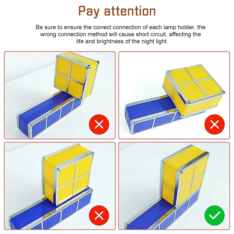 PuzzleGlow™ LED Stackable Light Blocks