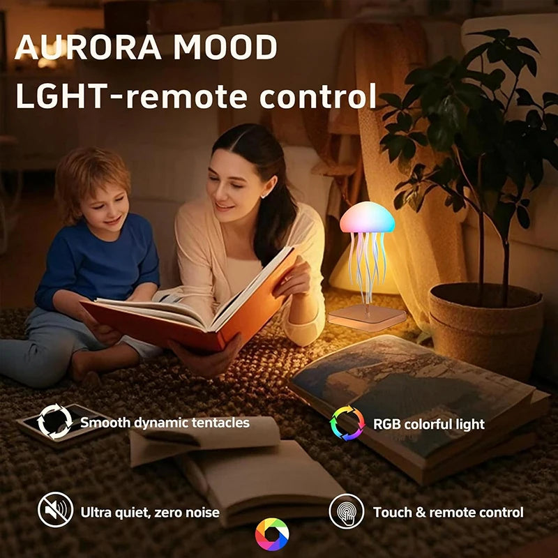 AquaGlow™ Jellyfish Lamp