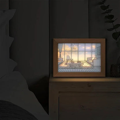 SunsetGlow™ Window Art Frame Lamp