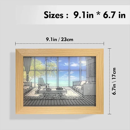 SunsetGlow™ Window Art Frame Lamp