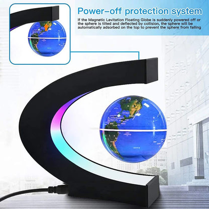 OrbitGlow™ Magnetic Levitation Globe Lamp