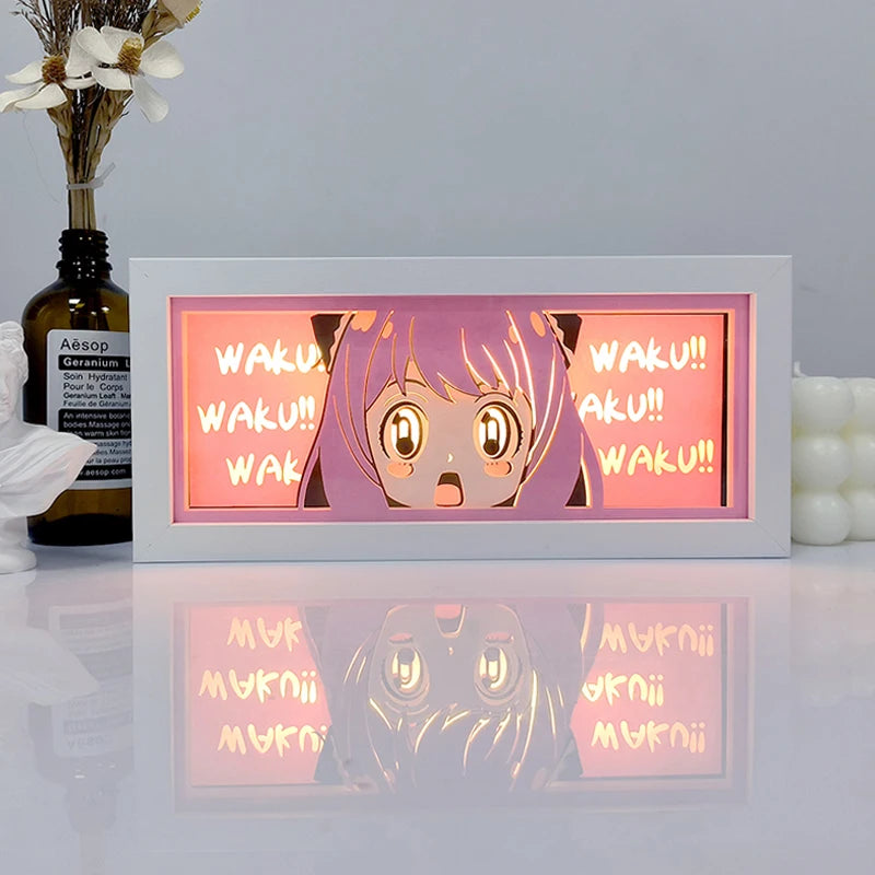 AuraFrame Anime LED Lamp