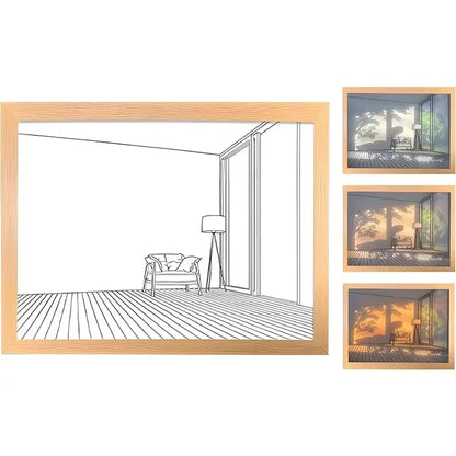 SunsetGlow™ Window Art Frame Lamp