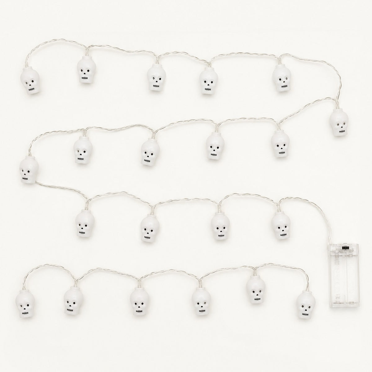 
Cobweb Lights – Halloween LED String Lights - Skull15m variant