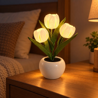 Ceramic Tulips – Ceramic Tulip Lamp