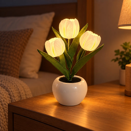 Ceramic Tulips – Ceramic Tulip Lamp