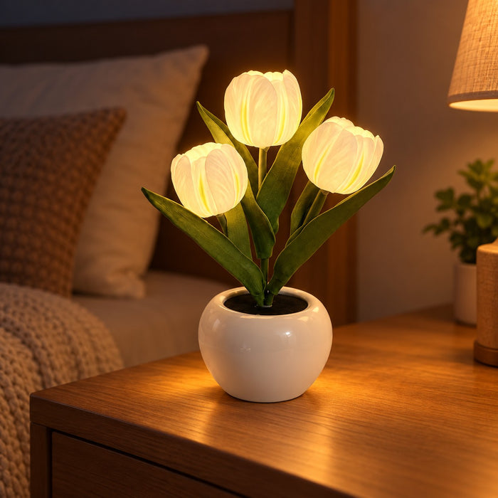 Ceramic Tulips – Ceramic Tulip Lamp