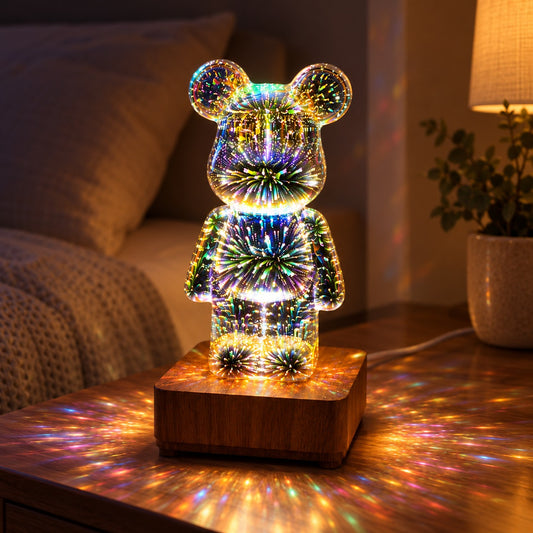 ObiSparkbear – Crystal Bear & Heart Lamp