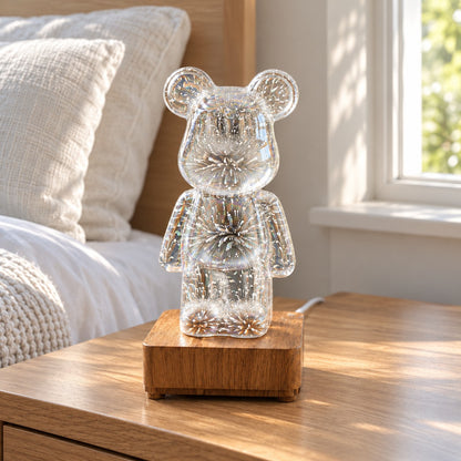 ObiSparkbear – Crystal Bear & Heart Lamp