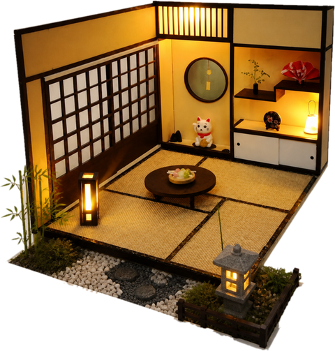 Tatami Room – Japanese Room Dollhouse Kit