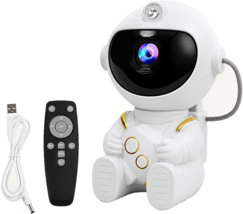 Space Cadet – Astronaut Galaxy Projector Lamp