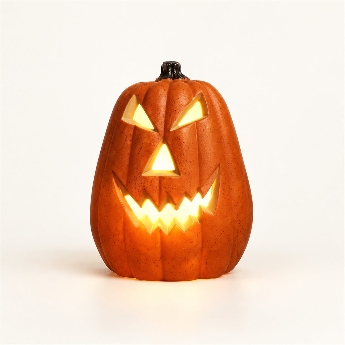 Jack Glow – LED Pumpkin Lantern Lamp - Slim Grin variant
