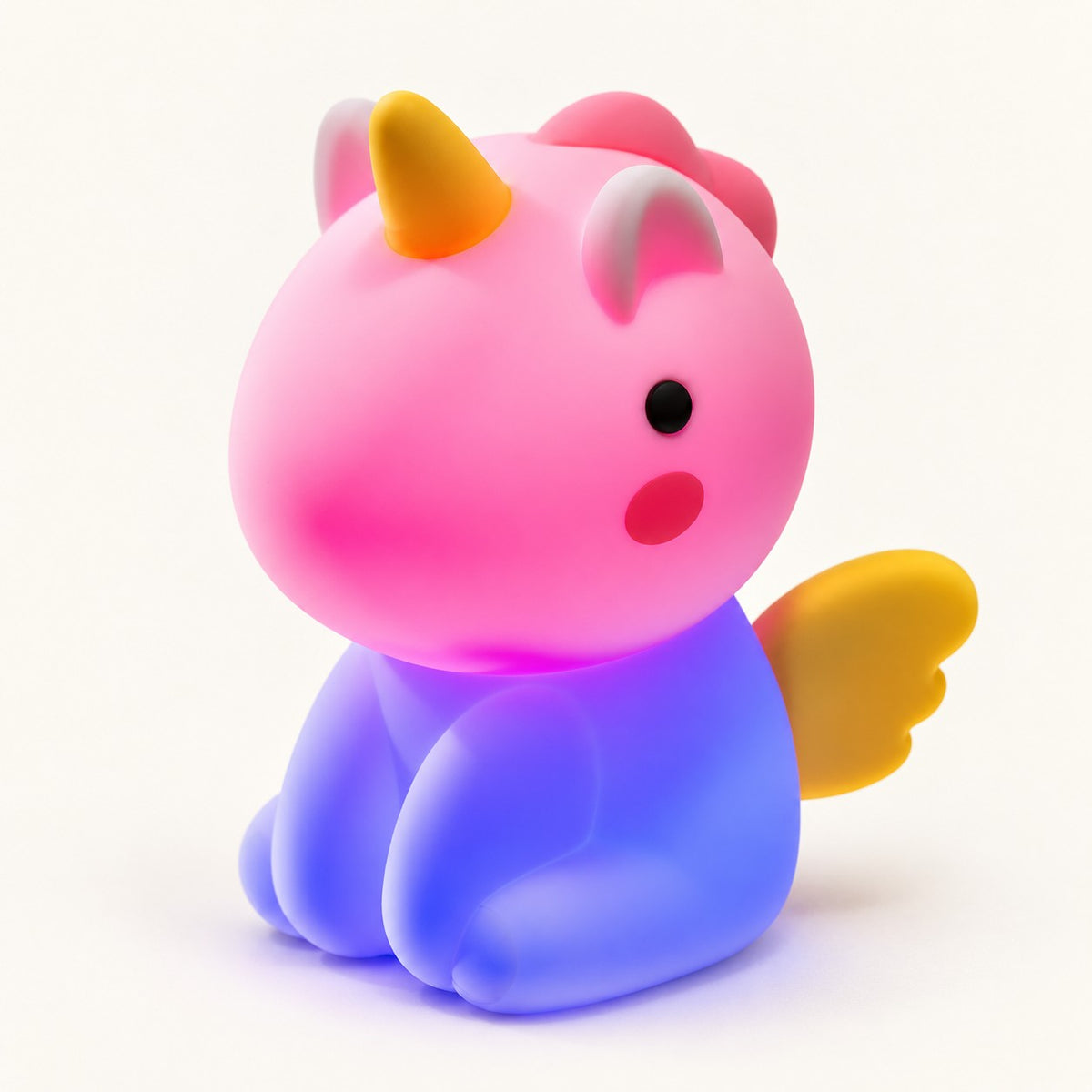 
ObiAxolotl – Axolotl Night Lamp - RGB Unicorn variant