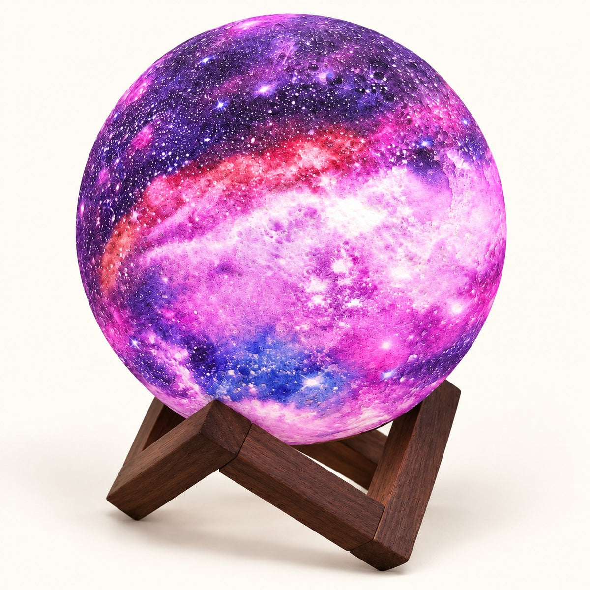 Galaxy Moon – 16-Color Galaxy Moon Lamp - studio view