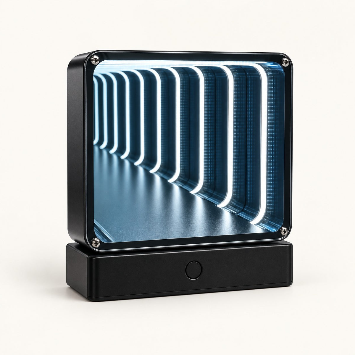 
Infinity Tunnel – 4D Quantum Infinity Tunnel Lamp - studio view