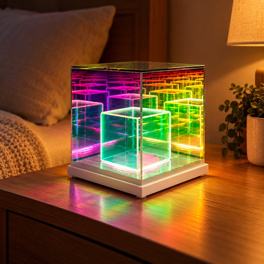 Hologram Prism – Decorative Acrylic Sculpture Lamp
