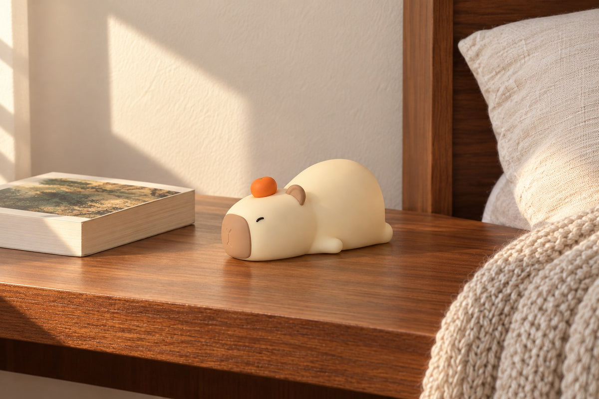 ObiSiesta – Capybara Night Lamp with the light switched off