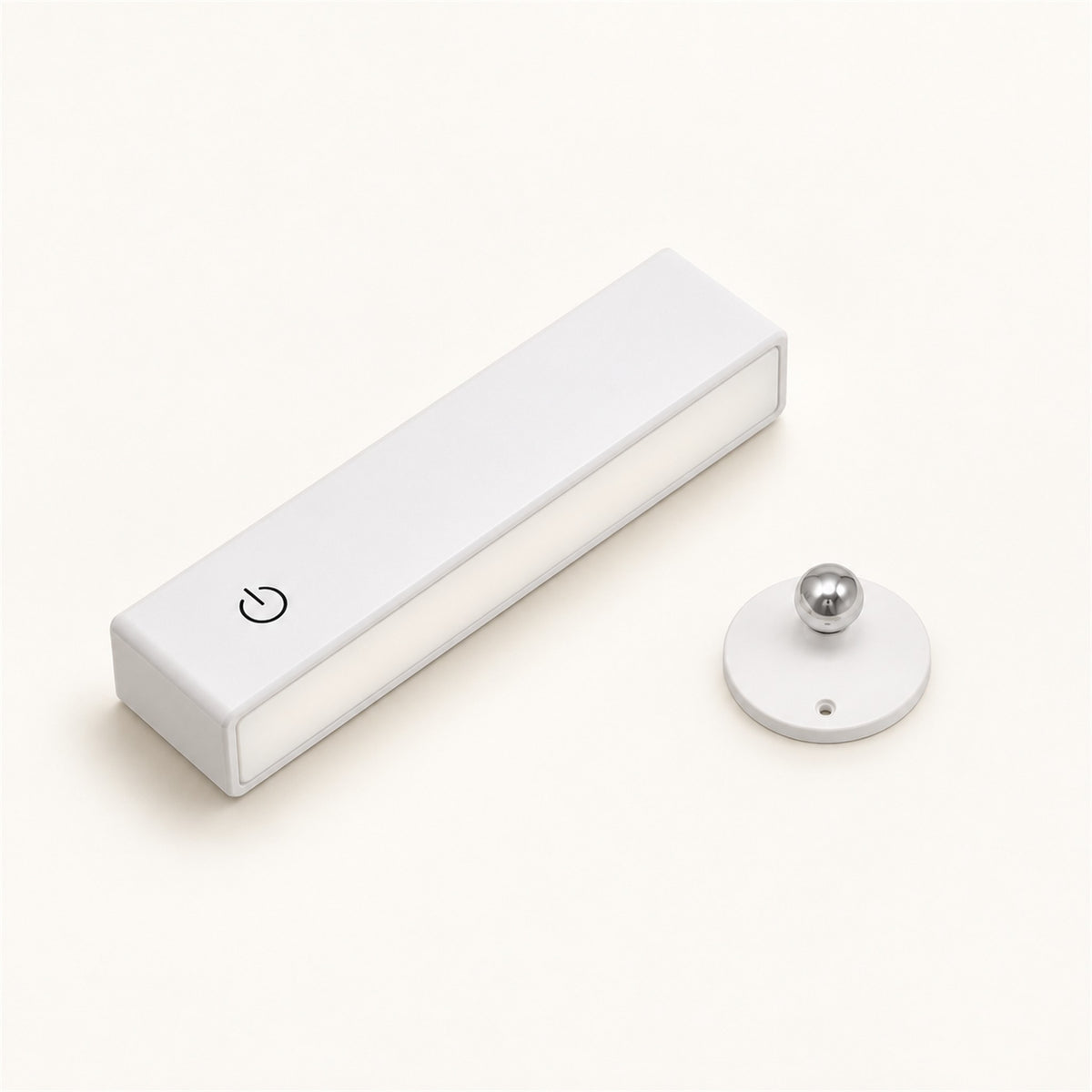 Wall Pebble – Rechargeable Magnetic Wall Lamp - 1 Pack White variant
