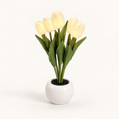 Ceramic Tulips – Ceramic Tulip Lamp