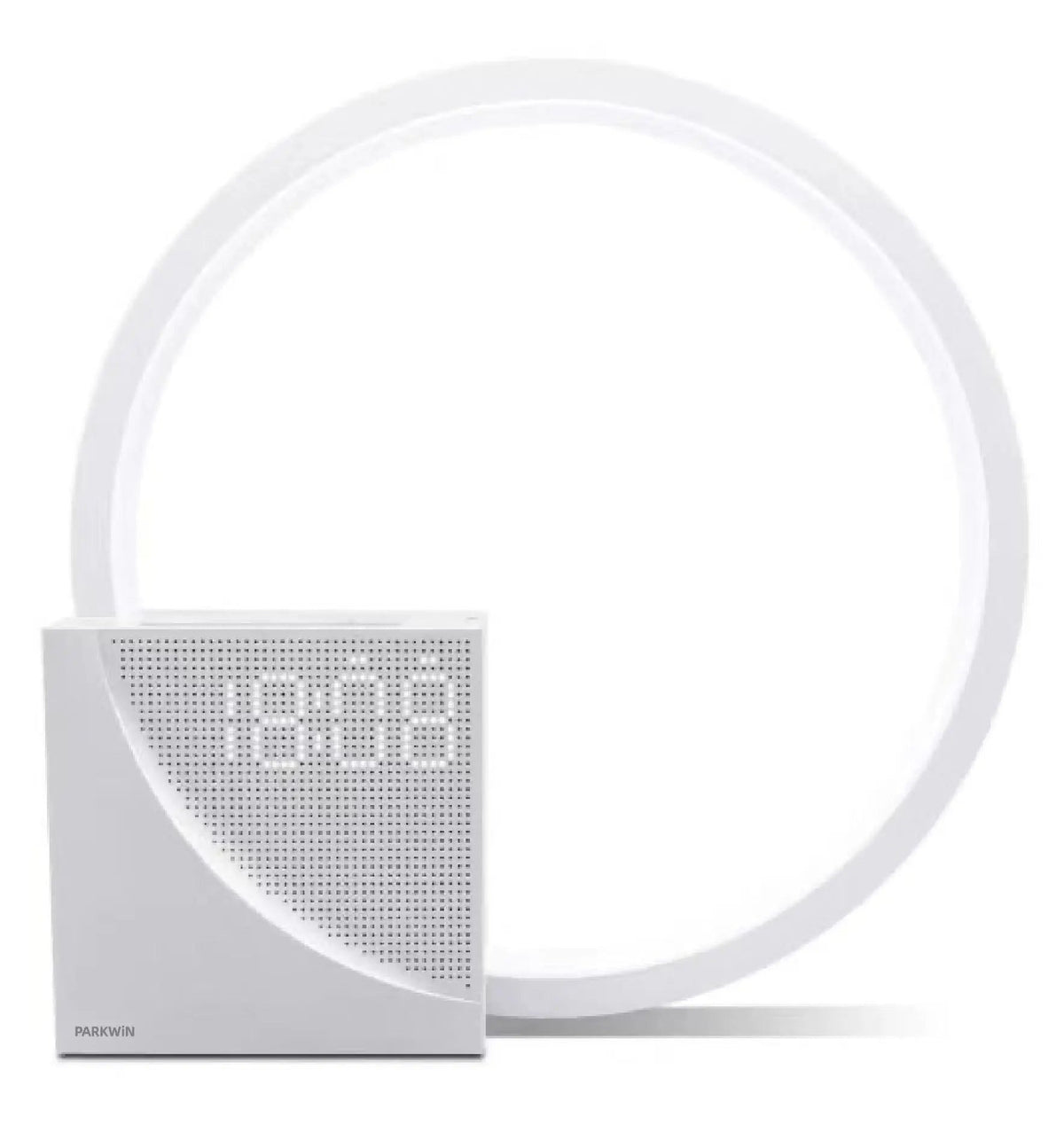 
Calm Ring – Nature Sound Ring Lamp with Clock - White variant