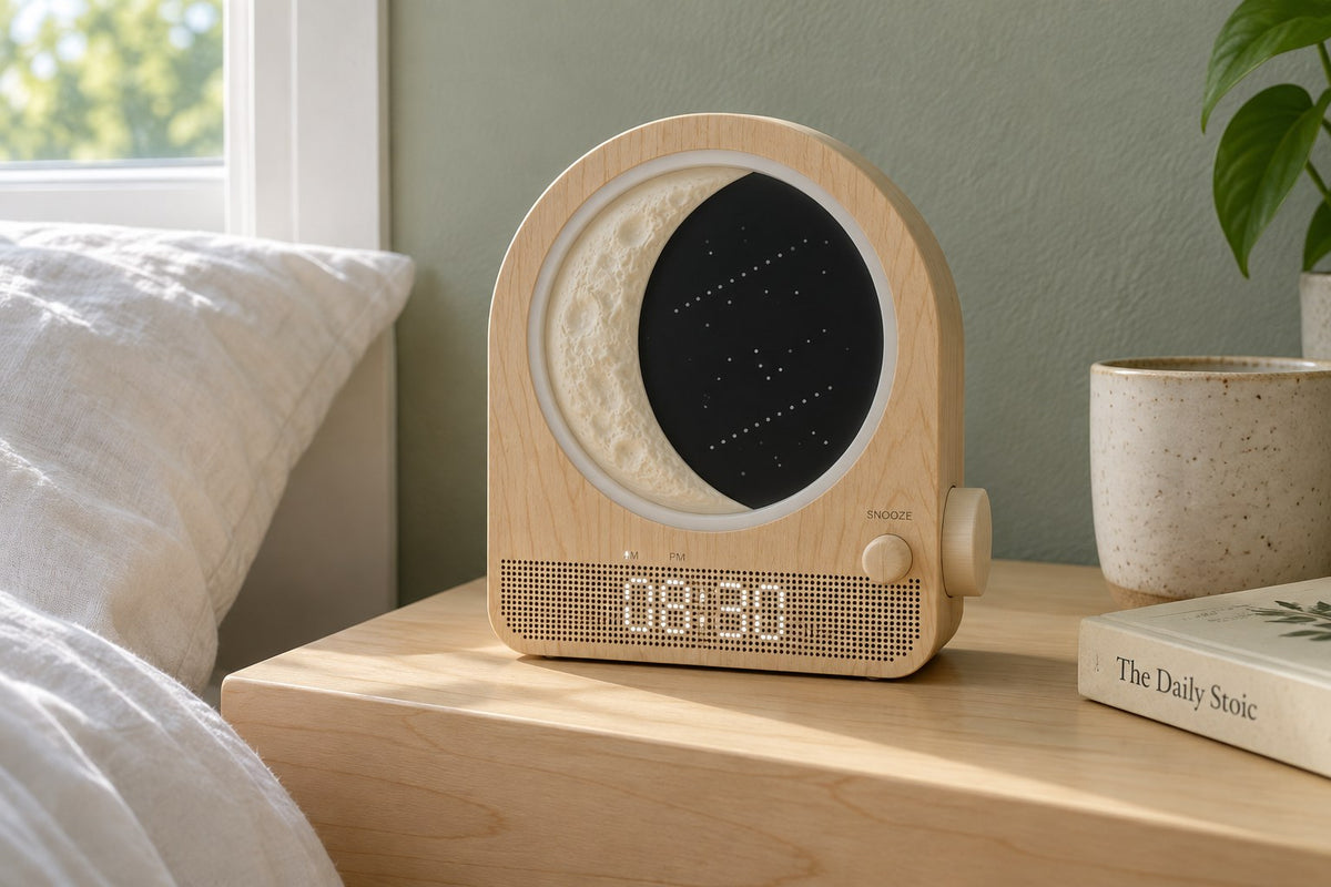 Meteor Morning – Sunrise Alarm Clock & Projector Lamp with the light switched off