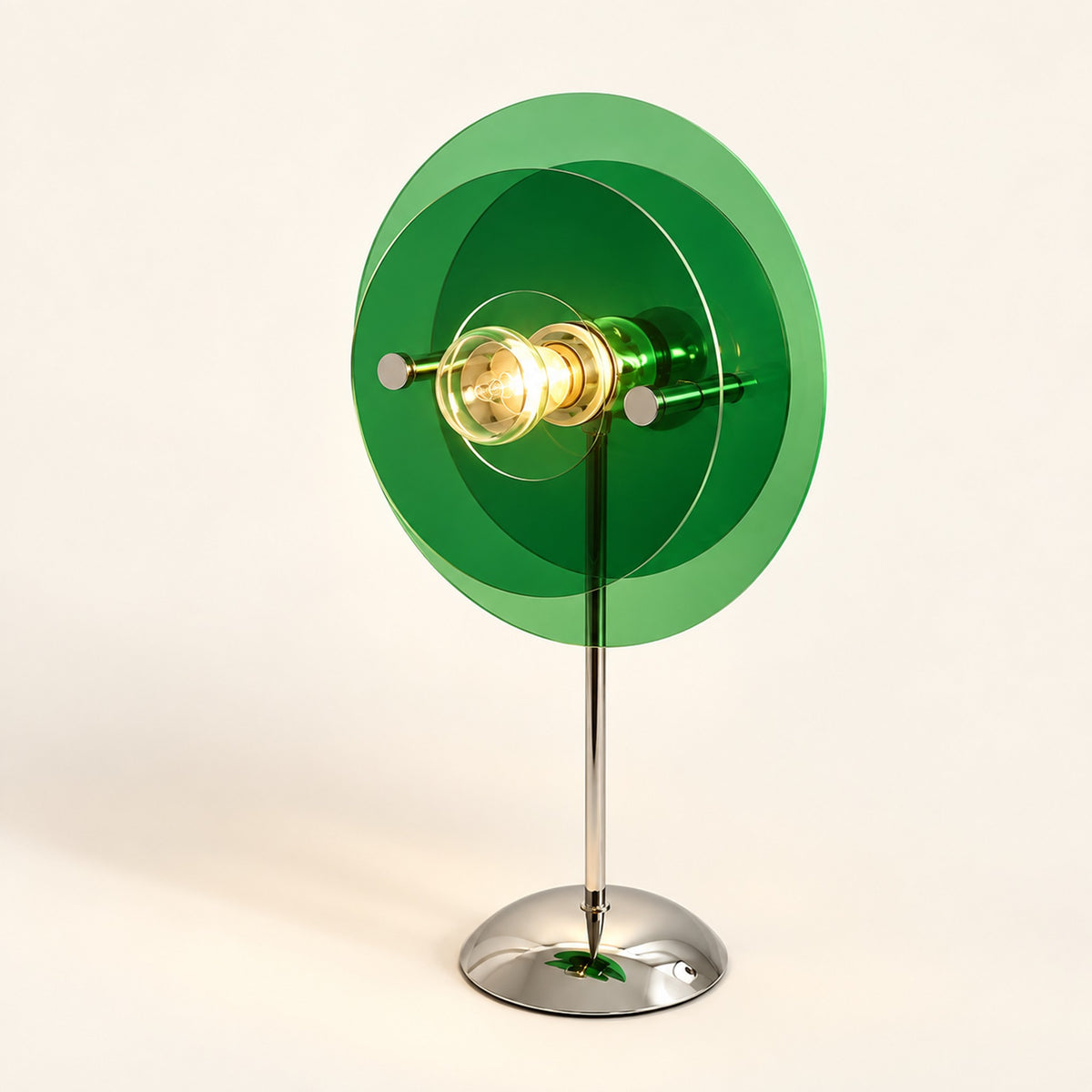 Flying Saucer – Warm-White Table Lamp - Sage Green variant