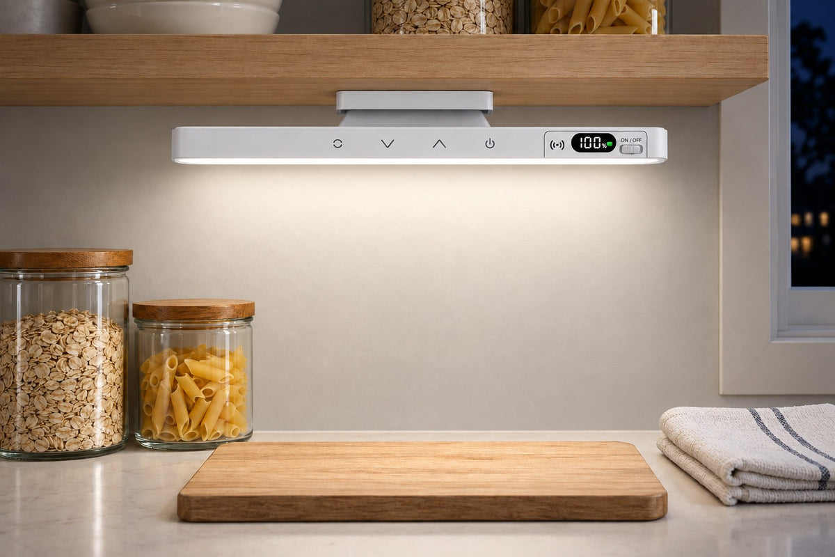 Magnet Bar – Magnetic Battery-Display Lamp with the light switched on
