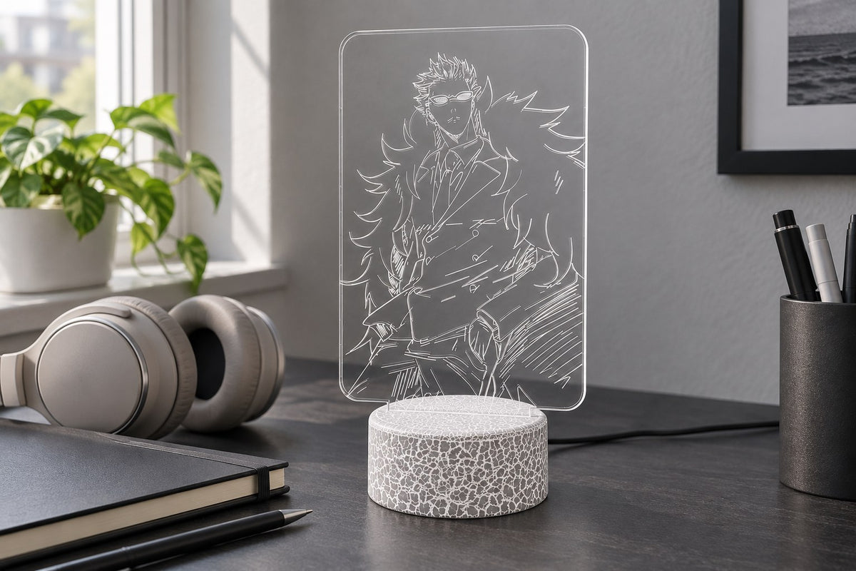 Lampe Illusion Anime 3D DoflaGlow with the light switched off