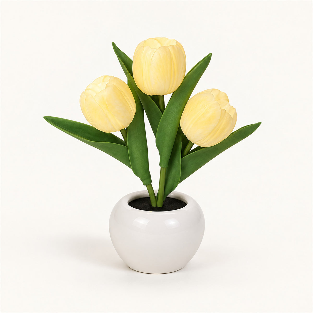 
Ceramic Tulips – Ceramic Tulip Lamp - Light Yellow variant