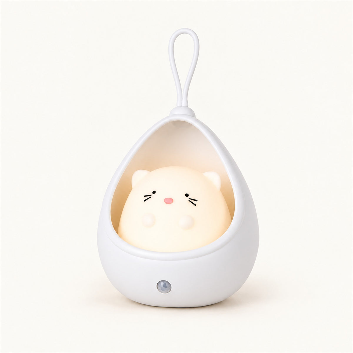 
ObiKitty – Cat and Rabbit Sensor Night Lamp - Cat White variant