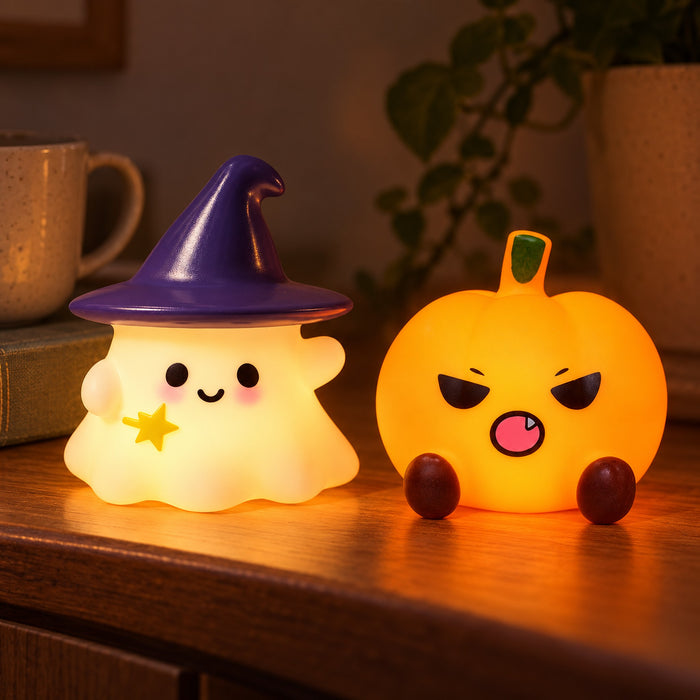 ObiBoo – Ghost & Pumpkin Night Lamps