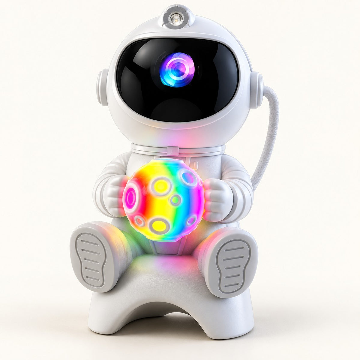 Space Cadet – Astronaut Galaxy Projector Lamp - MoonPlusSpeaker variant